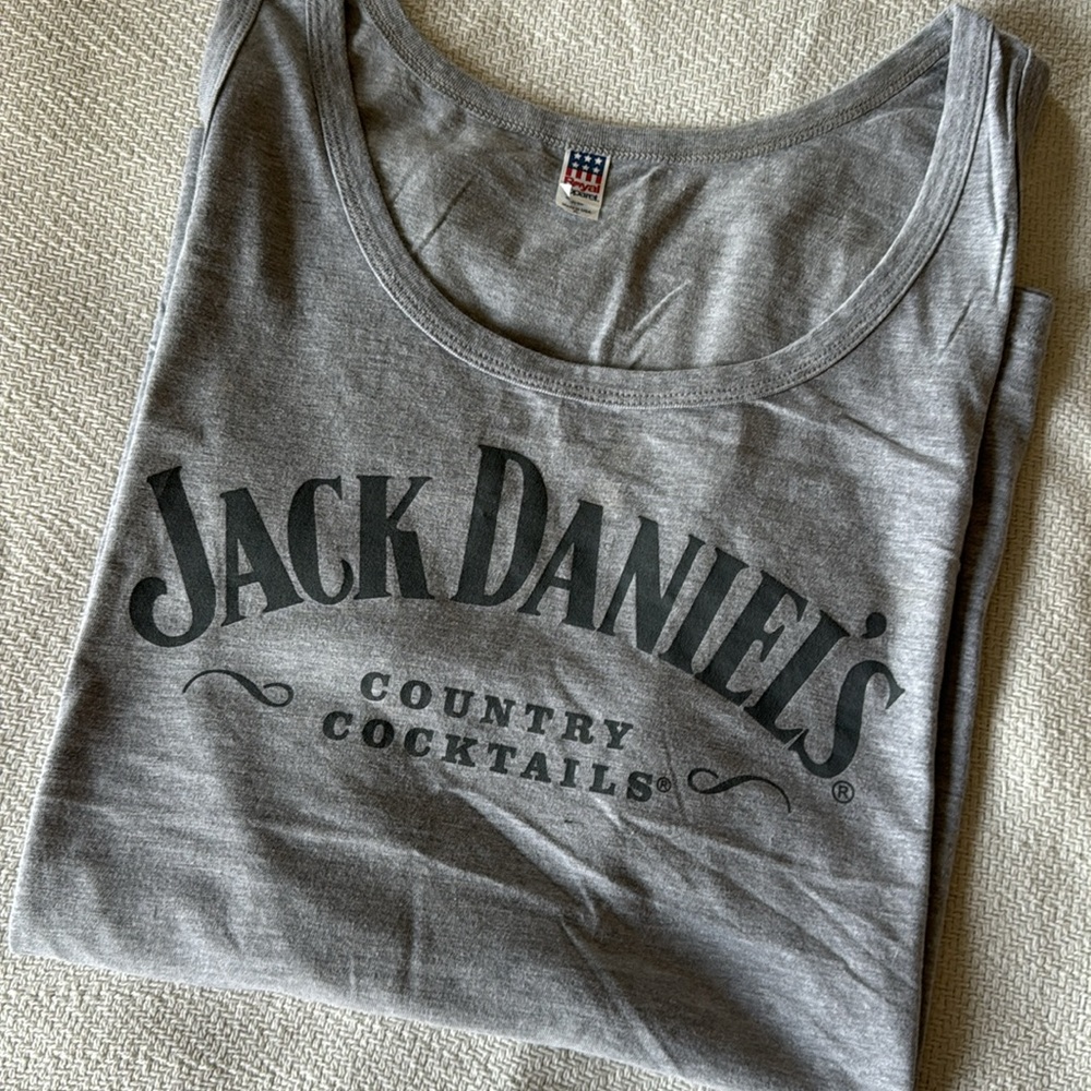 Men’s Jack Daniel’s Tank Top, Gray/Black, XL